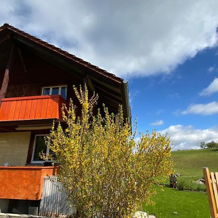 Naturnahe Familienwohnung Ruschegg Buitenkant foto