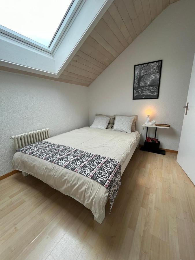 Naturnahe Familienwohnung Ruschegg Buitenkant foto