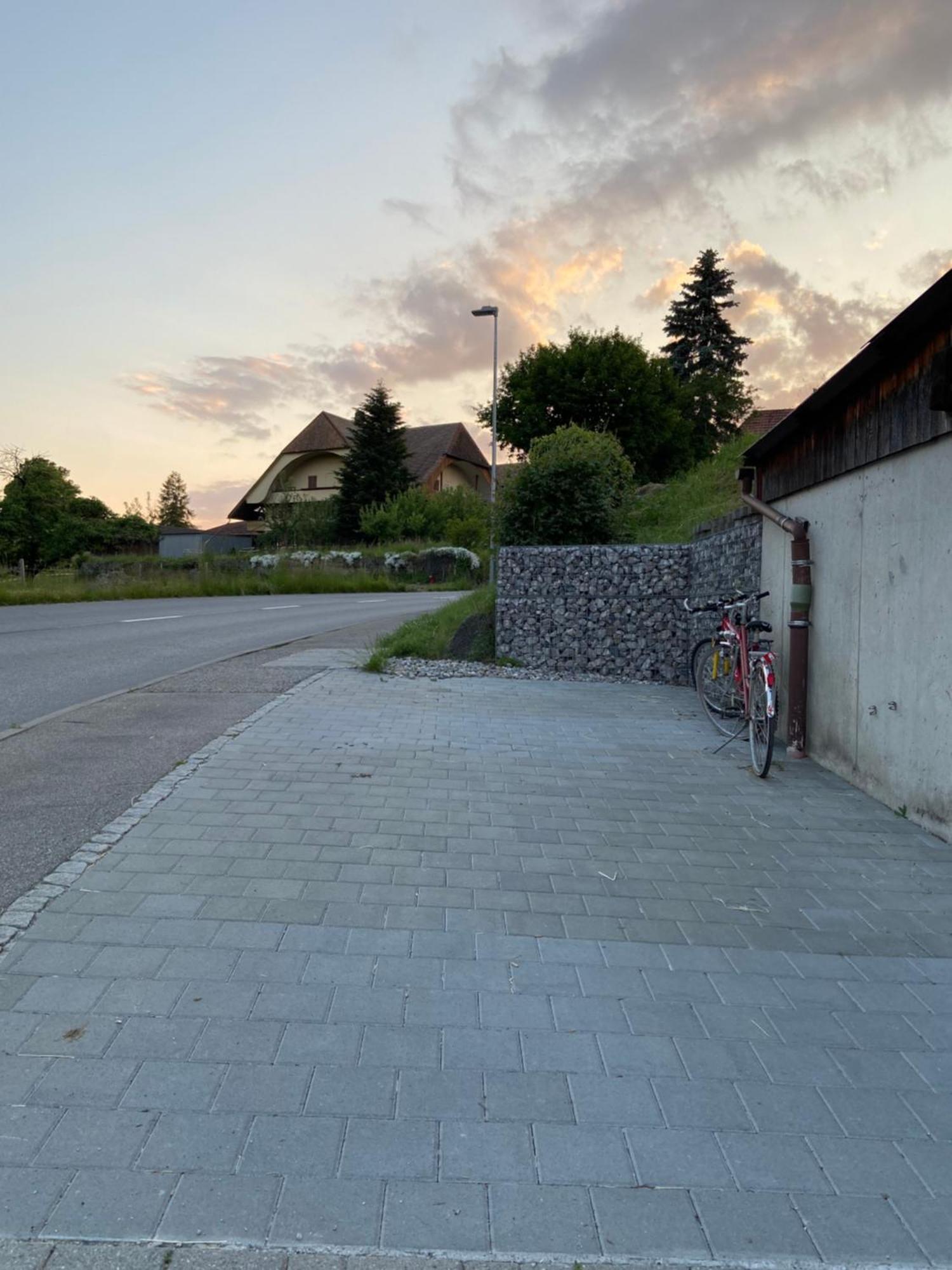 Naturnahe Familienwohnung Ruschegg Buitenkant foto