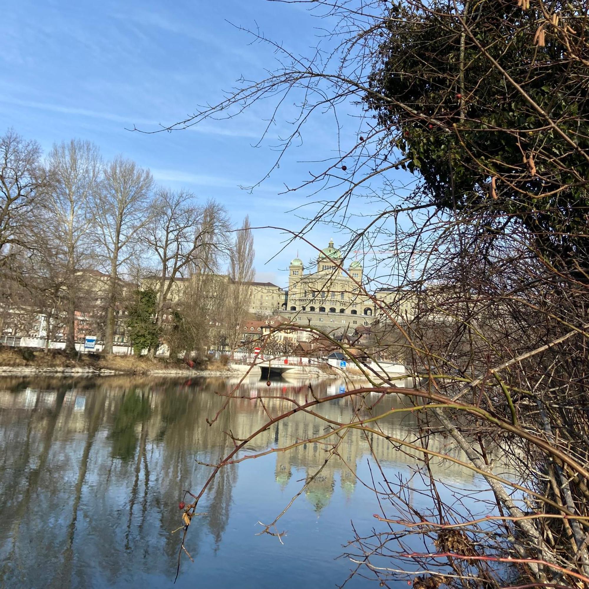Naturnahe Familienwohnung Ruschegg Buitenkant foto