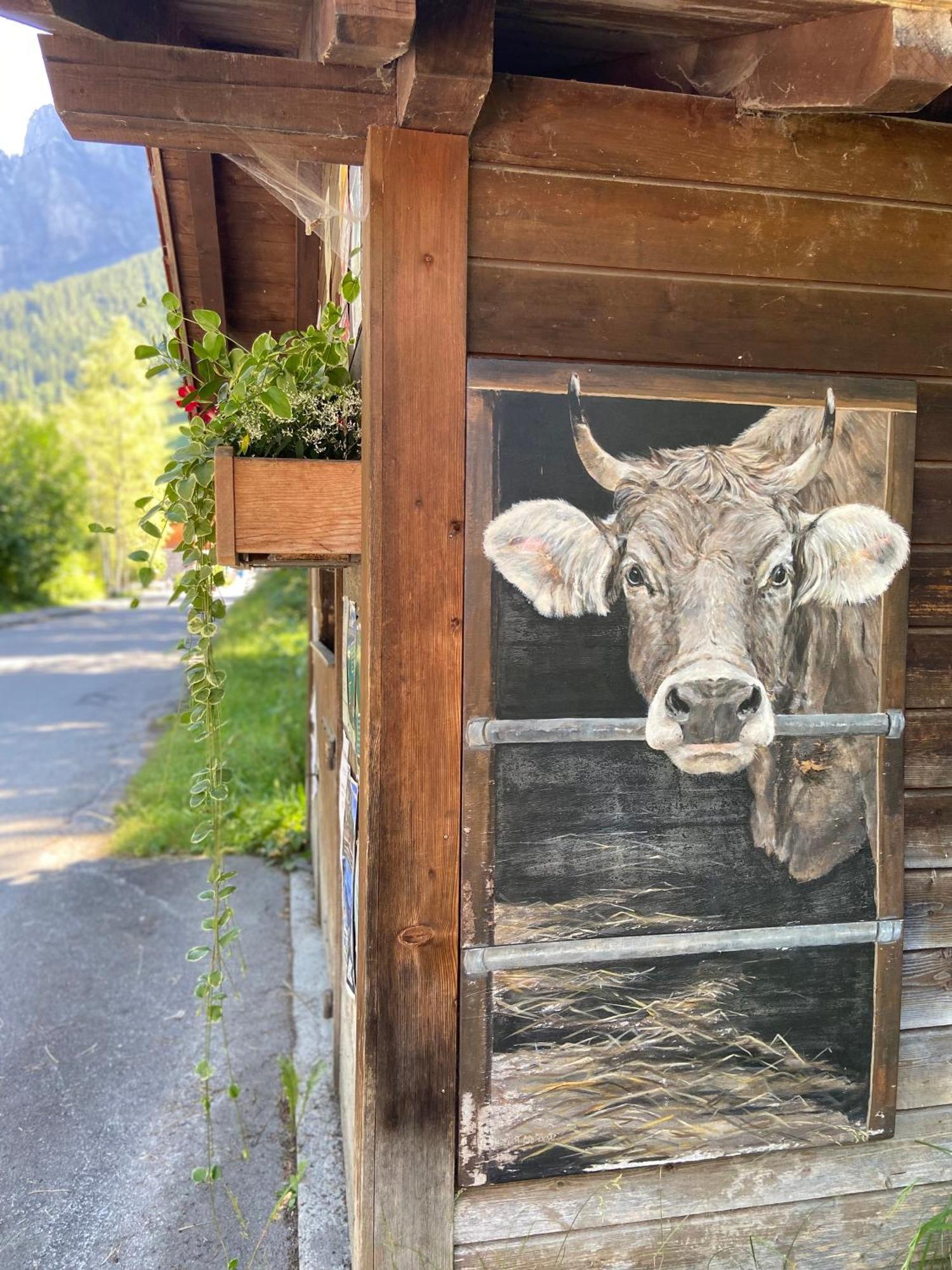 Naturnahe Familienwohnung Ruschegg Buitenkant foto