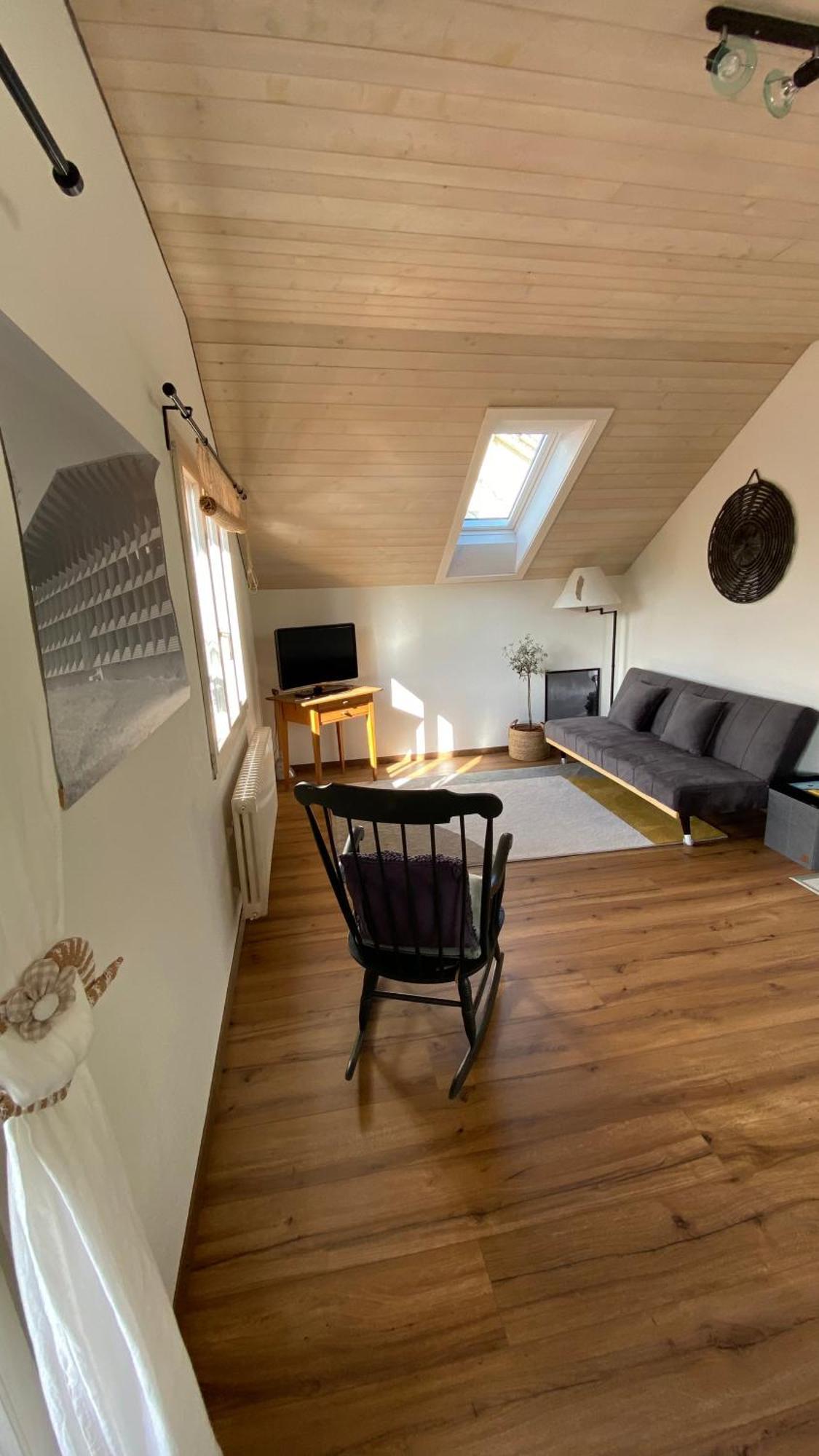 Naturnahe Familienwohnung Ruschegg Buitenkant foto